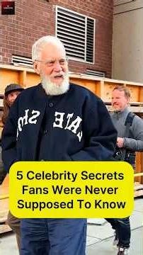 5 Celebrity Secrets Fans Were Never Supposed To Know