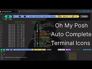 美化你的 Windows Terminal (oh-my-posh, history autocomplete, terminal icons)
