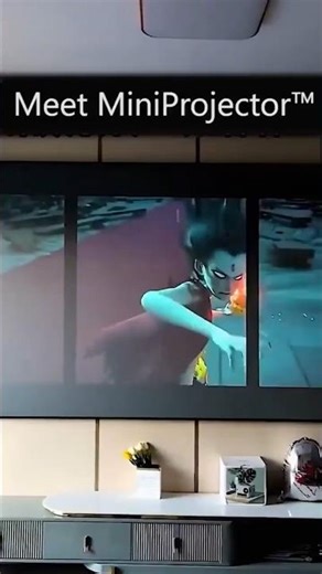 mini projector3D LED light#techtrends#injoy super HD movie