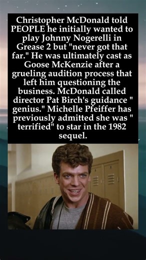 Christopher McDonald Reflects on 'Grease 2' Audition: 'You Can't Wash the Irish Off My Face' #shorts