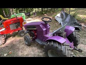 Garden tractor pulling for beginners and junior’s Sears suburban predator and Sears kohlor swap