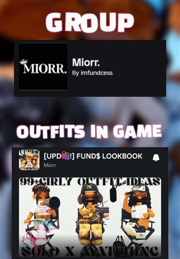 Sets Dropped In Group Outfits In Game 💘 [tc:me] - #robloxfyp #matchingoutfits #blackgirloutfits #outfitstosteal #viral