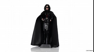 Barbie Collector Star Wars Darth Vader x Barbie Doll, 11.5-inch Wearing Black Peplum Top, Cape and Skirt, with Doll Stand and Certificate of Authenticity