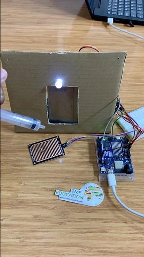 DIY Door Lock control with Arduino Uno R4 WiFi using Raindrops sensor ‪@TMEEducation‬