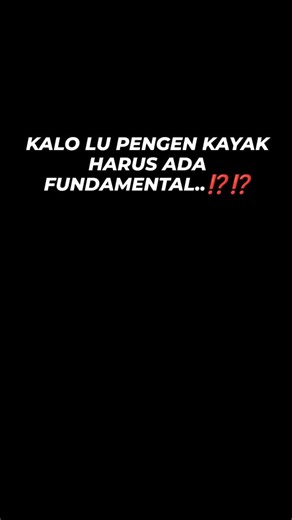 Clipper_S@mpur4sun on Instagram: "Fundamental adalah hal-hal dasar, pokok, atau prinsip mendasar yang menjadi landasan suatu sistem, konsep, atau proses. Istilah ini mengacu pada elemen terpenting, esensial, dan vital yang memengaruhi sifat dasar suatu hal. Dalam ekonomi dan investasi, fundamental mencakup kesehatan keuangan, kinerja, dan data ekonomi yang menentukan nilai sebenarnya. Pengertian Fundamental dalam Berbagai Konteks: Investasi Saham: Mengacu pada laporan keuangan (pendapatan, laba)