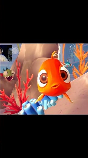 I managed to get the fish to the sea but it was a lot of hard work i’am fish #games #steam #iamfish