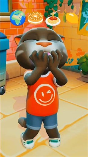 My Talking Tom Cat Emoji Version. #talkingtom #shortsfeed #shorts