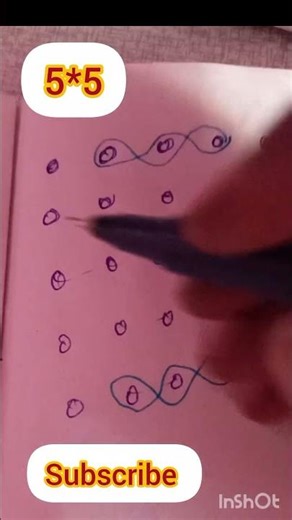 5*5dots chukkala muggu🌺Easy Rangoli🌺muggulu design#short#viral#dialyrangoli#shortsfeed#VT Rangoli's