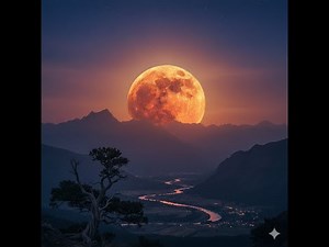 Why the Moon Turns Orange or Red at Moonrise