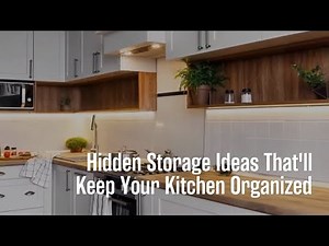 Hidden Storage Ideas to Maximize Kitchen Space