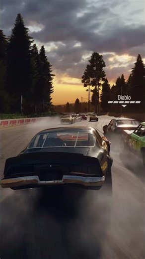 I aimed for the gap… and found a disaster instead. 😳🔥 #Wreckfest #CrashMoment #racingfails