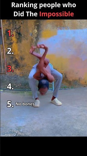 People doing impossible things 🤯 #ranking #awesome #people