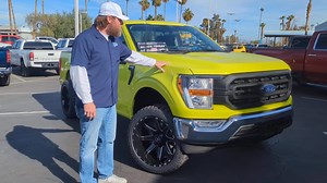 1.1K views | Doorbuster #5 $31,999. Yellow-Green 2022 Ford F-150...