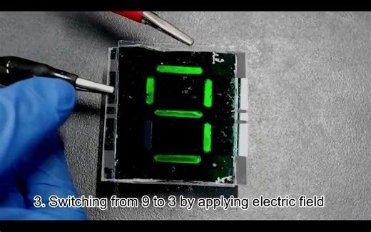 基于SiO2/PCb-PEG-EG双稳态电响应光子晶体的低功耗电泳显示计数器