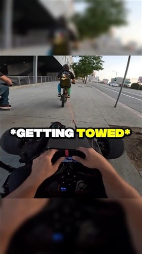 Mini-Kart BREAKS Down... Gets TOWED by a BIKE 😂💀💨