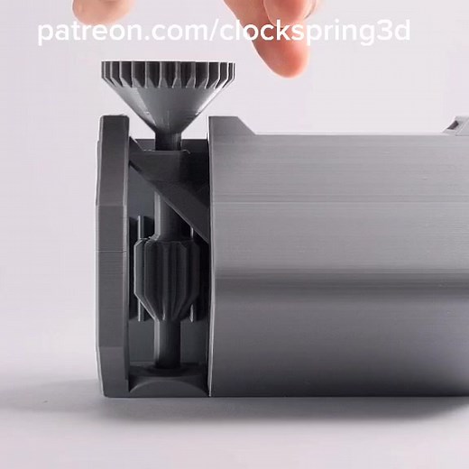 print-in-place zero-support gear-driven 3D printing fun 😁😍🤘 #3dprinting #3dprint #3d #retro #gears #cogs