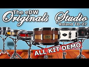Roland TD-27 | The eDW Originals Studio Expansion - Custom Kits with Samples | All kits demo