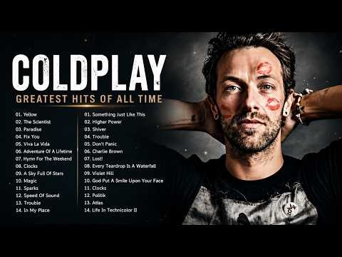 Coldplay Greatest Hits Playlist - Best Song Yellow, Fix You, Viva La Vida, Paradise, More #Coldplay