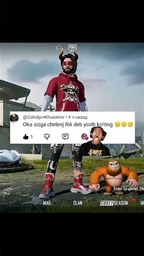 ananas_gaming// kamentga pubg or freefire deb yozib keting.