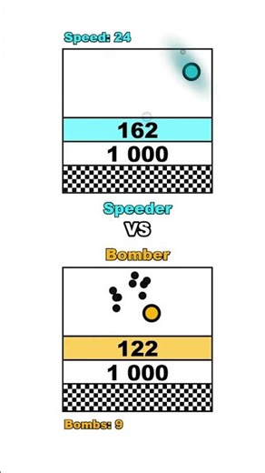 Speeder vs Bomber | Speed Stacks vs Bomb Storm