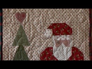 Quilt Therapy #9 - Santa Table Runner #laundrybasket