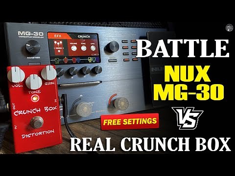 Battle! REAL CRUNCH BOX vs NUX MG-30 | Identical?