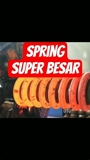 Super Large Spring Making Process
