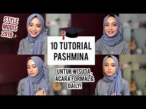TUTORIAL PASHMINA SUPER GAMPANG & KEKINIAN ✨