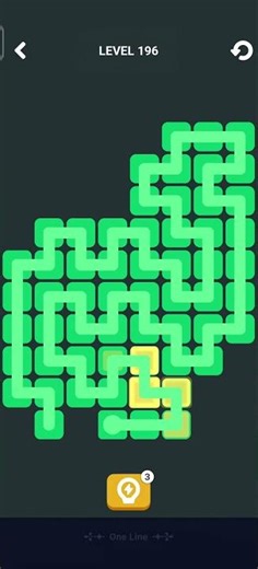 Block Blast One Line Level 196 Solution & Walkthrough | Puzzle Game (Android & iOS Shorts)