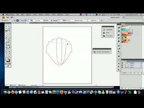 How to Make Seashells in Illustrator : Adobe Illustrator Tutorials