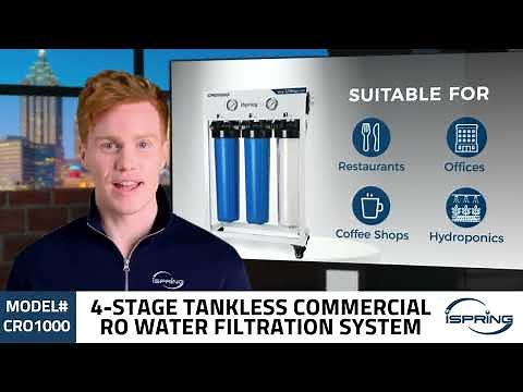 Best Reverse Osmosis Water Filter System for Your Business | iSpring CRO1000