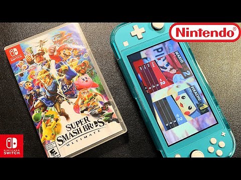 Super Smash Bros Ultimate | Nintendo Switch Lite | Unboxing and Gameplay