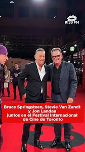 8.5K views · 72 reactions | Bruce Springsteen, Stevie Van Zandt y Jon Landau juntos en el Festival Internacional de Cine de Toronto para disfrutar del estreno mundial de 'Road Diary: Bruce Springsteen and The E Street Band'  | Kiss FM | Facebook