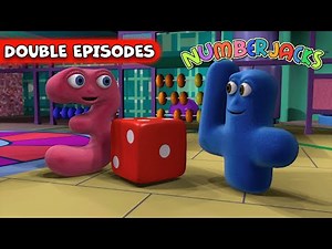 Numberjacks 🏫 Season 1, Episode 07-08 | DOUBLE FULL EPISODES