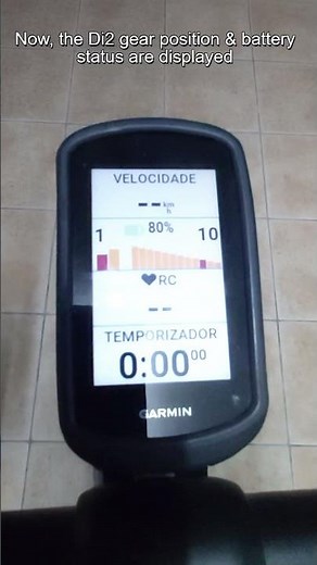Di2 Gear & Battery Viewer for Garmin Edge Explore 2