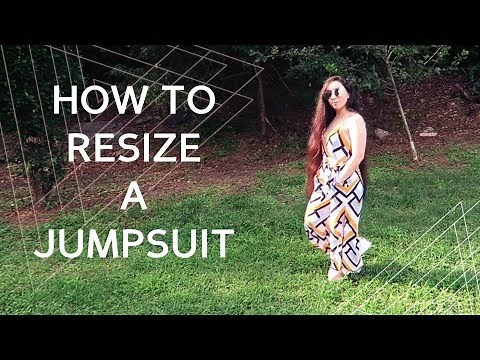 Tailor Swift E1: Resizing a Jumpsuit