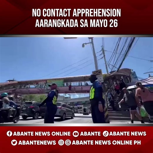 Bantay-sarado ng mga CCTV at MMDA enforcer ang trapiko sa kahabaan ng EDSA Pasay ngayong Huwebes dahil magpapatuloy ang pagpapatupad ng No Contact Apprehension Policy (NCAP) sa Lunes, Mayo 26, ayon kay MMDA Chairman Don Artes. Saklaw ng NCAP ang EDSA, C5, Katipunan Avenue, Marcos Highway, Roxas Boulevard, Commonwealth Avenue, Quezon Avenue, West Avenue, E. Rodriguez Avenue, at Sen. Gil Puyat (dating Buendia) Avenue. #DWAR1494 #NewsPH #NCAP #EDSA #MMDA | Abante News Online
