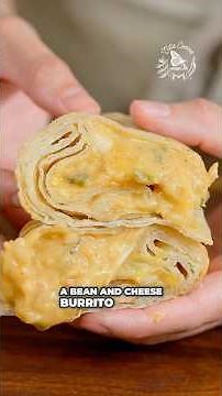 The Best Bean and Cheese Burrito #shorts