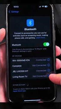 iPhone How to Rename Bluetooth Headphones Sony WH 1000XM5 Part 3