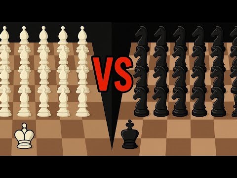 Which Is Stronger? 15 Bishops vs 15 Knights | Stockfish Analysis
