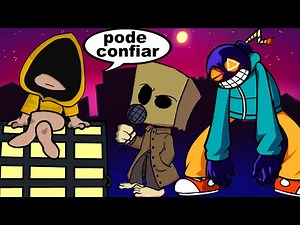 FNF mas tem o MONO e a SIX de LITTLE NIGHTMARES 2 (Friday Night Funkin • E5)