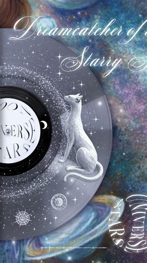 Dreamcatcher of the Starry Sea | A Journey Through the Cosmic Café #CoffeeMusic #RelaxingMusic #Cat