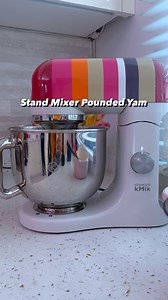 What do you do when you don’t own a Mortar and Pestle but want to eat homemade Pounded Yam and Egusi?😁This was 10/10 obviously 😍Have you ever made pounded yam in a stand mixer? It’s easy peasy lemon squeaky 😉 #lunch #thekitchenmuse | The Kitchen Muse