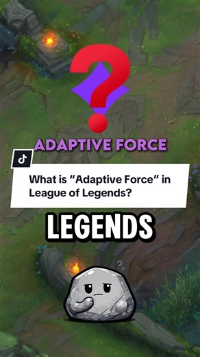 Hard stuck rock explains: what is adaptive force in league of legends? #leagueoflegends #leaguetiktok #fyp