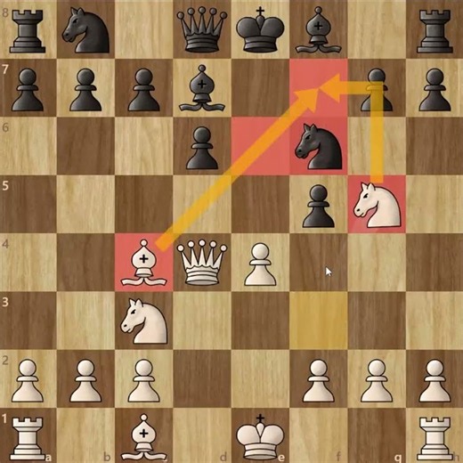 Brilliant Queen Sac Wins the Game in 8 Moves! 💎🔥♟️ #chess #shorts #chesstrap