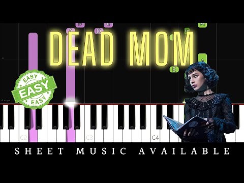 Beetlejuice, the Musical - Dead Mom (Easy Piano Tutorial)