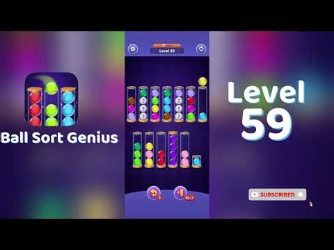 Ball Sort Genius Level 59 Walkthrough | Go Answer 🧩✨