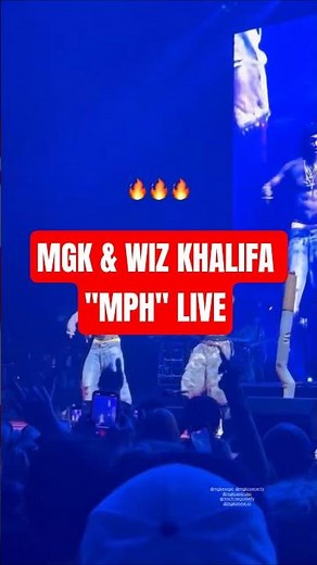 Mgk & Wiz Khalifa - MPH live #mgk #machinegunkelly #lostamericanatour
