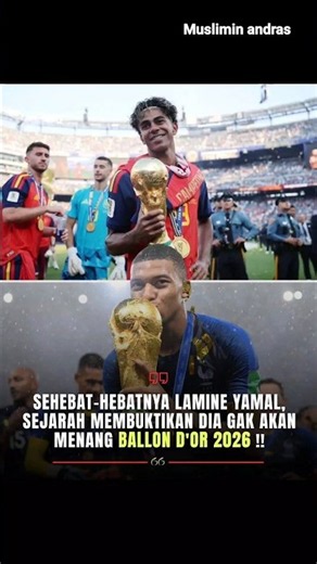 No matter how great Lamine Yamal is, history proves he won't win the Ballon d'Or #trending #yamal
