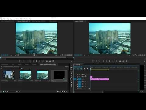 How To Easily Add Title or Text Adobe Premiere Pro CC 2014